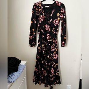 Altar’d State floral wrap dress size xs